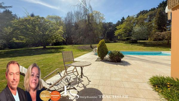 Maison d’architecte d’exception – 304 m² habitables sur 2,7 ha arborés – Changé (72560), aux portes du Mans