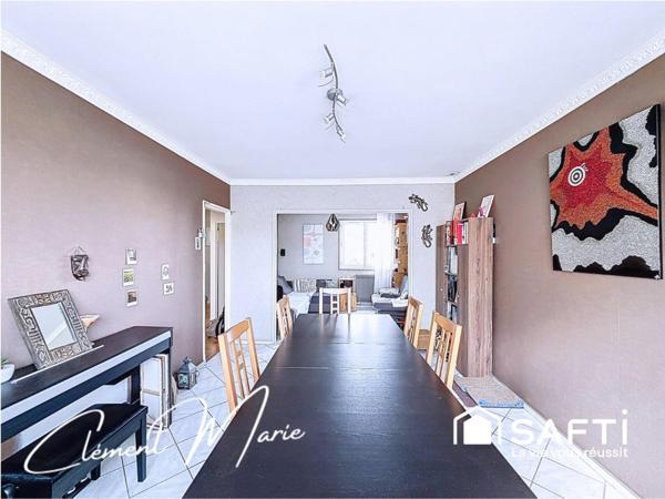 Maison familiale 119 m2 habitable sur 3 niveaux avec 4 chambres, terrasse et garage !!!