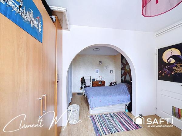 Maison familiale 119 m2 habitable sur 3 niveaux avec 4 chambres, terrasse et garage !!!