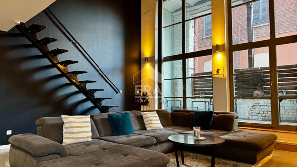 Loft 3 pièces avec parking et terrasse DPE C