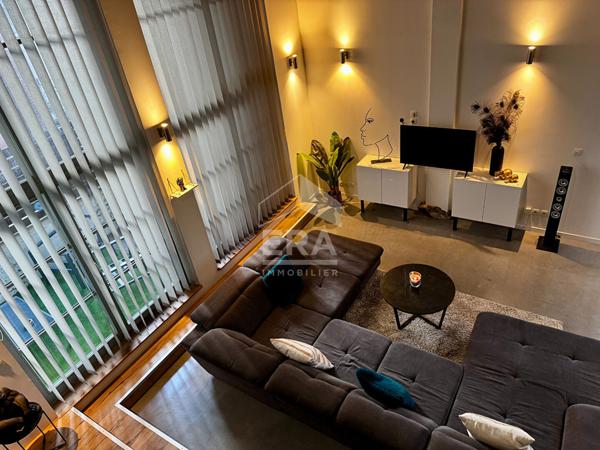 Loft 3 pièces avec parking et terrasse DPE C