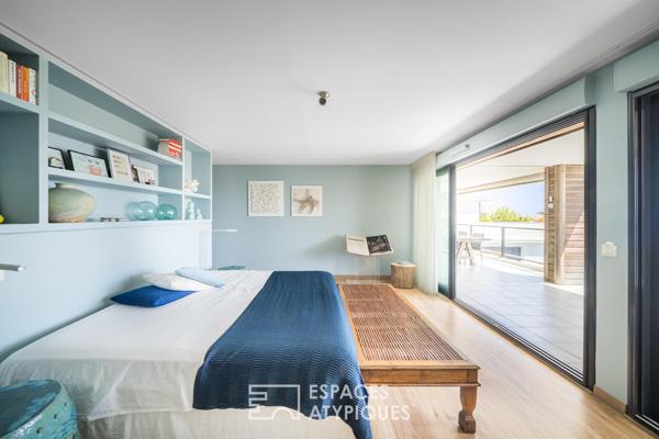 Appartement d’exception en résidence de standing avec double garage et vue mer