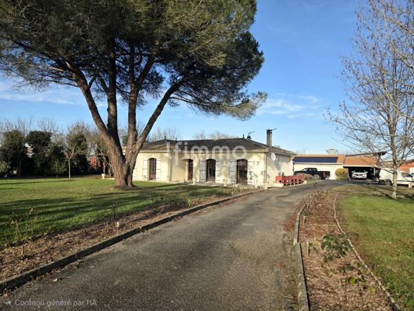 Maison individuelle de plain-pied – 4 chambres – Terrain 3 452 m²