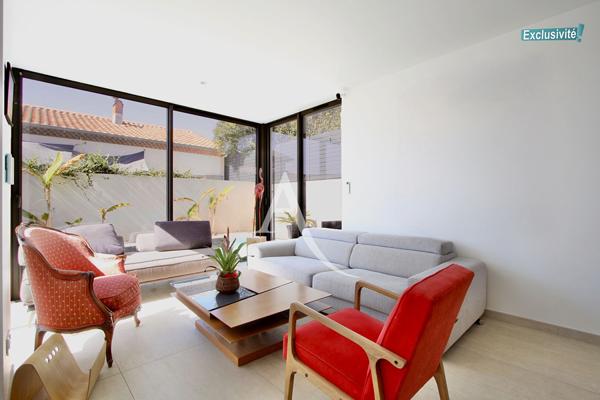 RARE SUR PEROLS - BELLE MAISON 4 FACES EN R+1 - 5 PIÈCES - 105 M2 - 3 CHB - PISCINE - JARDIN 335 M2 ENVIRON LOCATION MEUBLÉE A L'ANNÉE