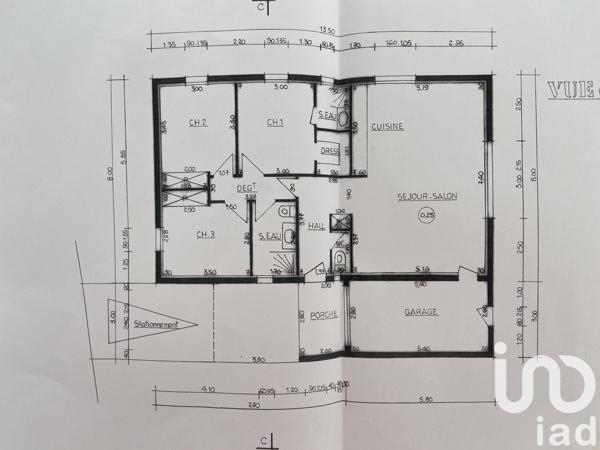 Maison 4 pièces de 90 m² à Ferrals-les-Corbières (11200)
