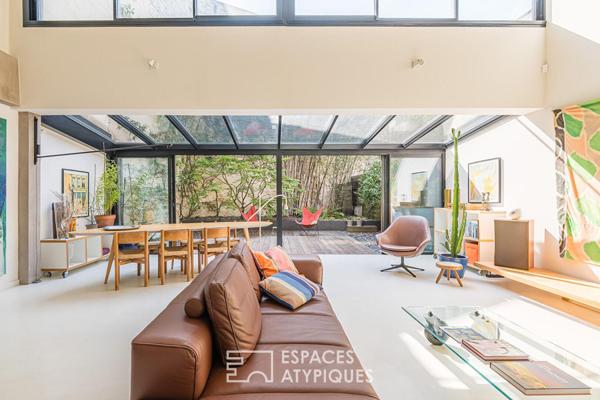 Loft avec jardin japonais aux Chartrons