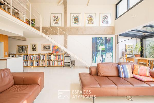Loft avec jardin japonais aux Chartrons