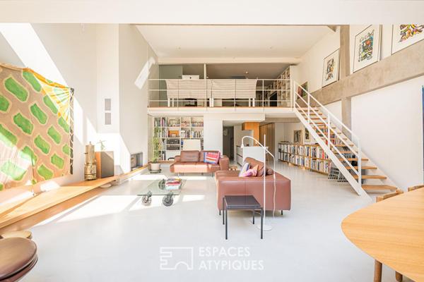 Loft avec jardin japonais aux Chartrons