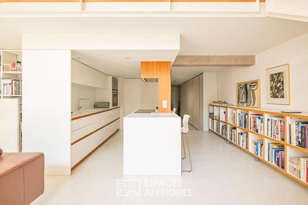 Loft avec jardin japonais aux Chartrons