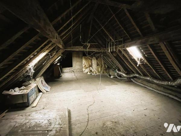  DEUX MAISONS mitoyennes avec cour et grandes dépendances au cœur de BALLON ST MARS