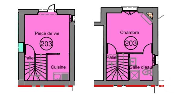 Appartement Duplex à vendre  2 pièces - 33,90 m2 ST MAUR DES FOSSES - 94