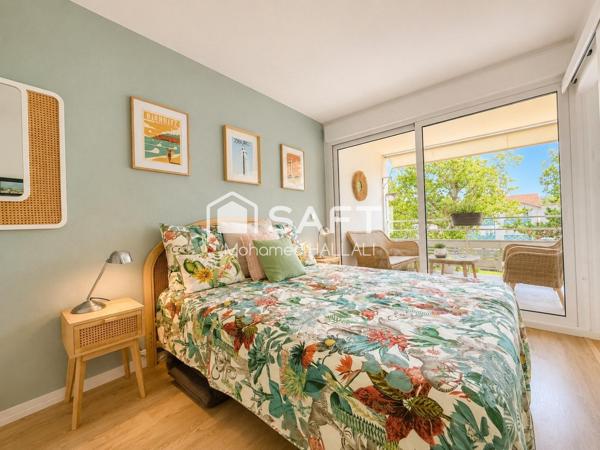 Apt 48 m² à Arcachon : calme, terrasse et parking