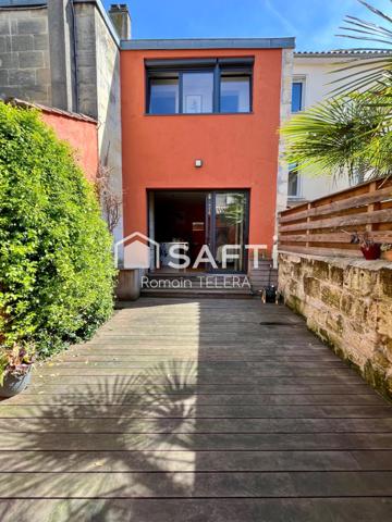 Gare, proche Sacré-Cœur : maison de 160 m² avec 4 chambres, une terrasse de 40 m² et une cave