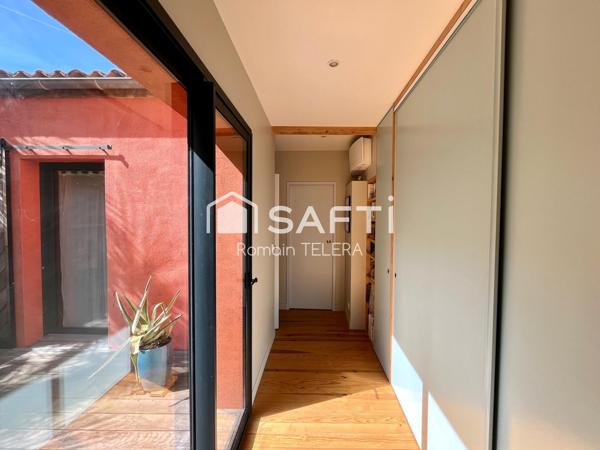 Gare, proche Sacré-Cœur : maison de 160 m² avec 4 chambres, une terrasse de 40 m² et une cave