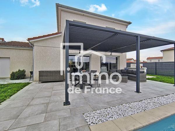 Maison contemporaine 121 m² - 4 chambres - Piscine - Terrain 721 m²