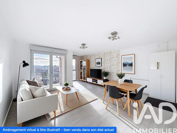 Appartement à vendre 3 pièces 61 m² Pont-de-Chéruy