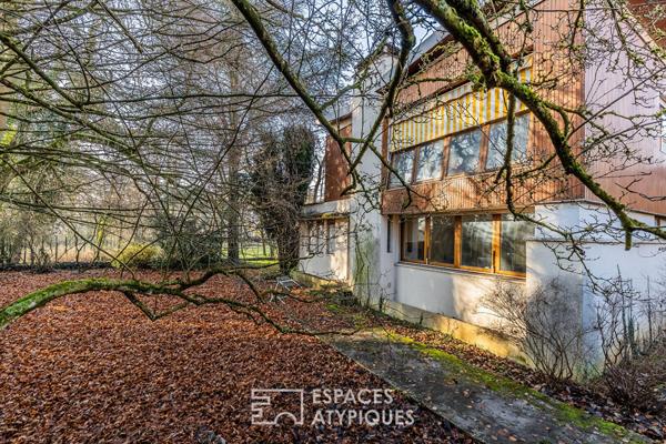 Maison d’architecte moderniste au coeur de Moulins les Metz