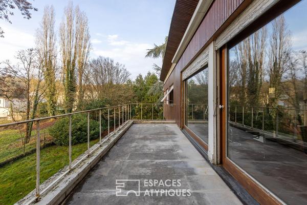 Maison d’architecte moderniste au coeur de Moulins les Metz