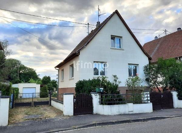 Charmante maison 4 p de 85 m² env. sur 6,40 ares à Geispolsheim Gare
