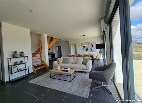 Villa neuve T6 avec garage et grand jardin Lasbordes