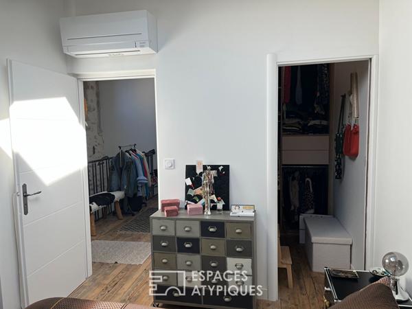 Appartement duplex rénové avec terrasse et garage dans le coeur historique