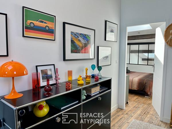 Appartement duplex rénové avec terrasse et garage dans le coeur historique