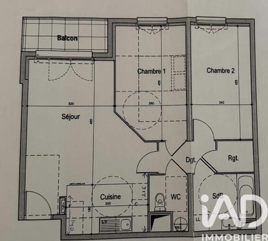 Appartement à vendre 3 pièces 60 m² Meaux