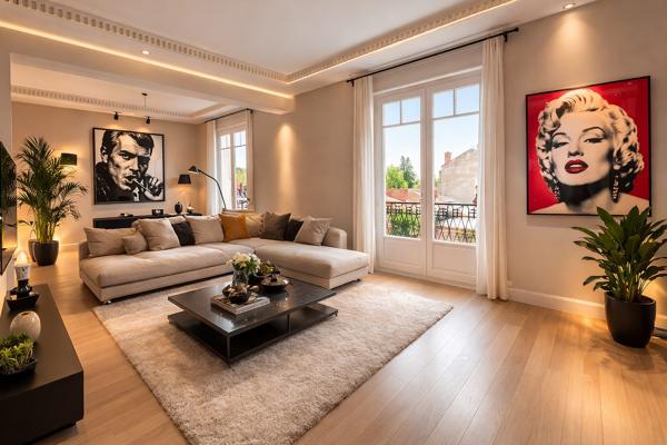 03200 VICHY - APPARTEMENT- QUARTIER DE FRANCE 3 PIÈCES  AVEC DEUX BALCONS -ET CAVE