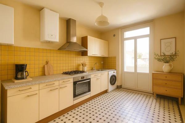 03200 VICHY - APPARTEMENT- QUARTIER DE FRANCE 3 PIÈCES  AVEC DEUX BALCONS -ET CAVE