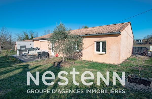 Albi, maison individuelle de plain-pied, 94 m2 habitables sur environ 800 m2 de terrain, proche toutes commodités