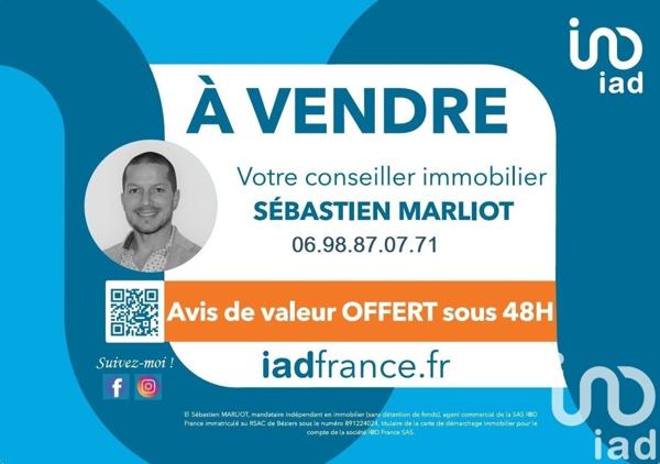 Appartement 1 pièce de 32 m² à Valras-Plage (34350)