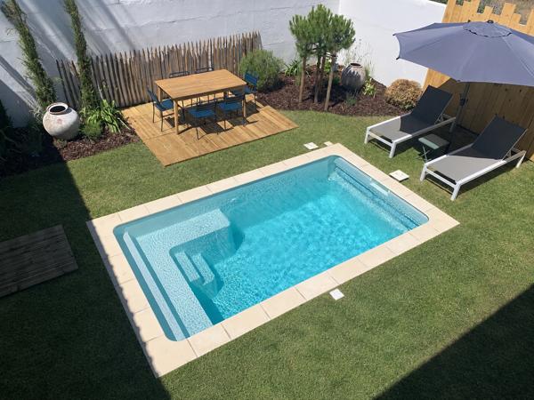Maison neuve 3 chambres piscine entre plage et commerces