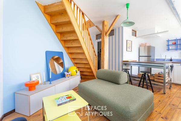 Cocon urbain avec extérieur