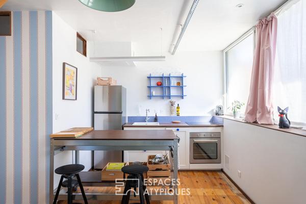 Cocon urbain avec extérieur