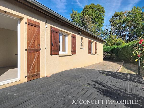 Maison plain pied 90 m² sur 850 m²
