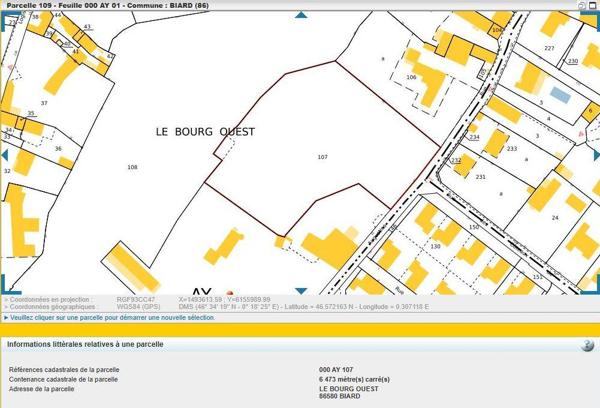 Vente / Terrain constructible