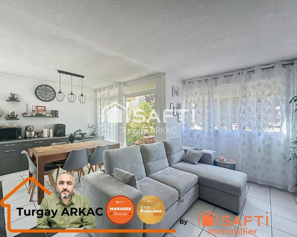 T3 lumineux de 68 m² avec balcon sud-est – Bourgoin-Jallieu centre – Garage en option