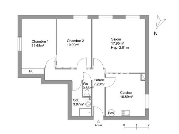 Location Appartement 3 pièces 63.52 m² - 10 RUE ANTOINE TUDELA Port De Bouc 13110