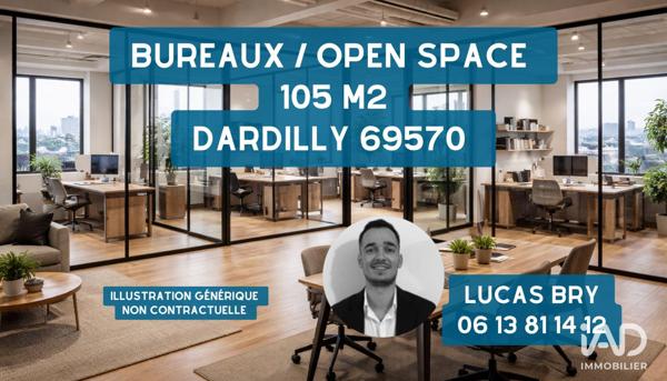 Location bureaux 105 m² Dardilly