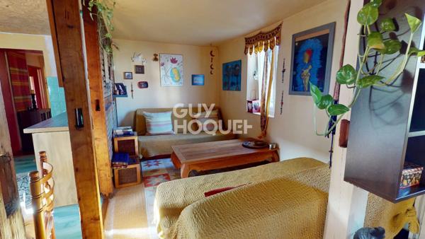 Maison individuelle de plain-pied 3 pièces 71 m² habitables sur grand terrain de 15,15 ares