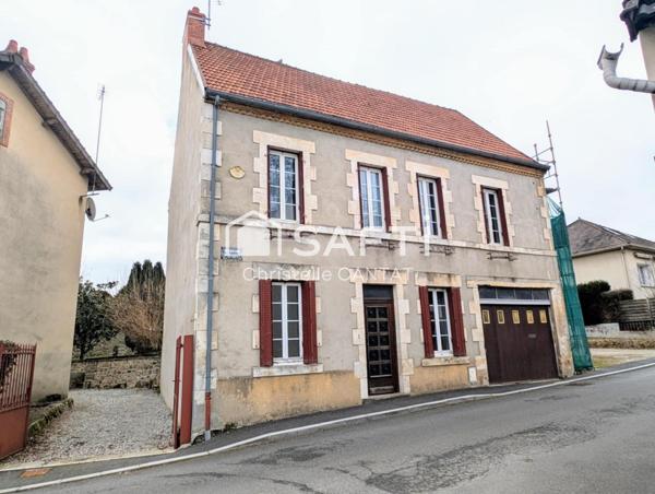 Maison de ville 104m², 5 pièces, 3 chambres, garage.