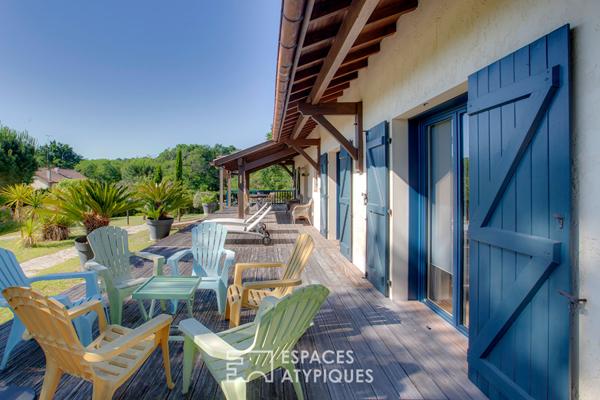 Maison familiale en lisière de forêt