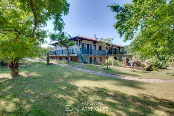 Maison familiale en lisière de forêt