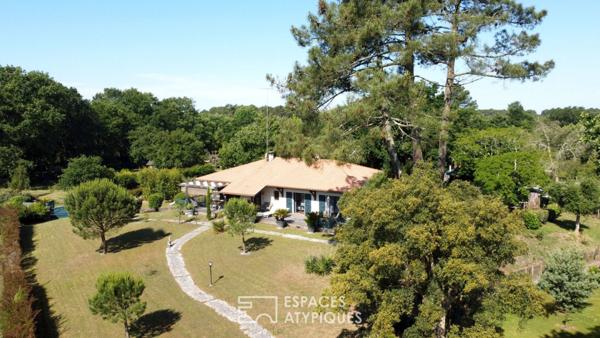 Maison familiale en lisière de forêt
