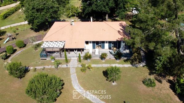 Maison familiale en lisière de forêt