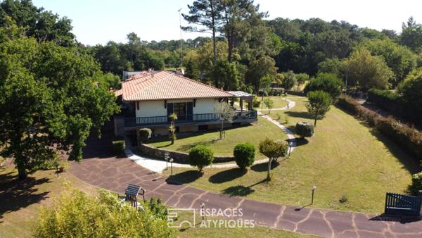 Maison familiale en lisière de forêt