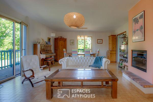 Maison familiale en lisière de forêt