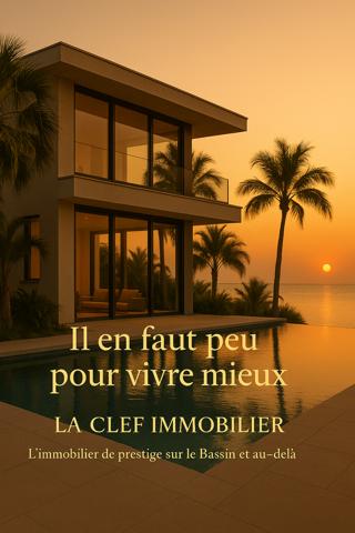 GUJAN-MESTRAS VILLA 370 M2 VUE BASSIN PISCINE GARAGE TERRAIN 1200M2