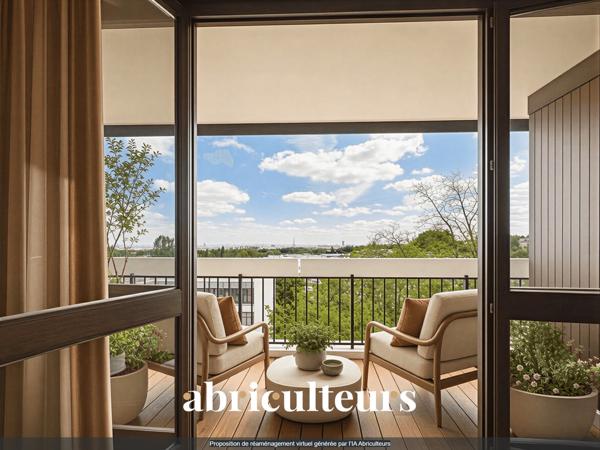 Magnifique panorama en dernier étage appartement T5 de 99m² en vente à Garches (92380)