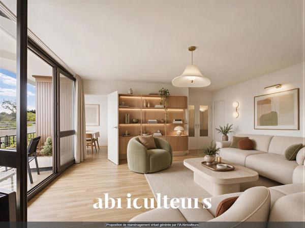 Magnifique panorama en dernier étage appartement T5 de 99m² en vente à Garches (92380)